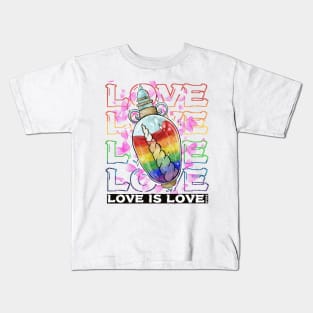 Gay Pride - Rainbow of Love Kids T-Shirt